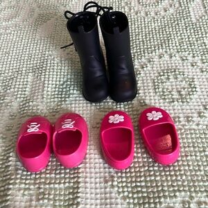 Doll Shoes Battat 3 Pair